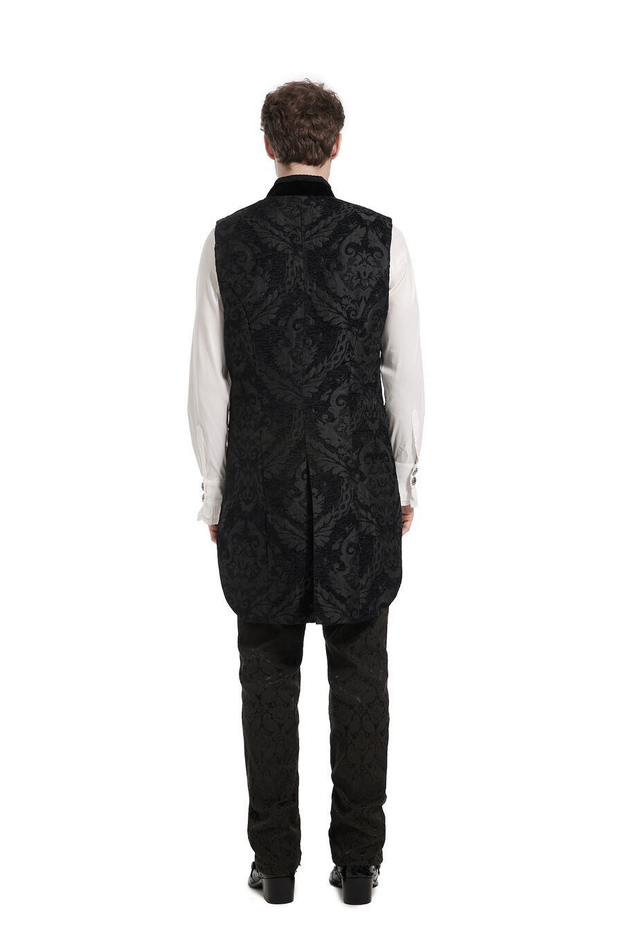 photo n°6 : Gilet royaliste noir sur noir style gothique Homme