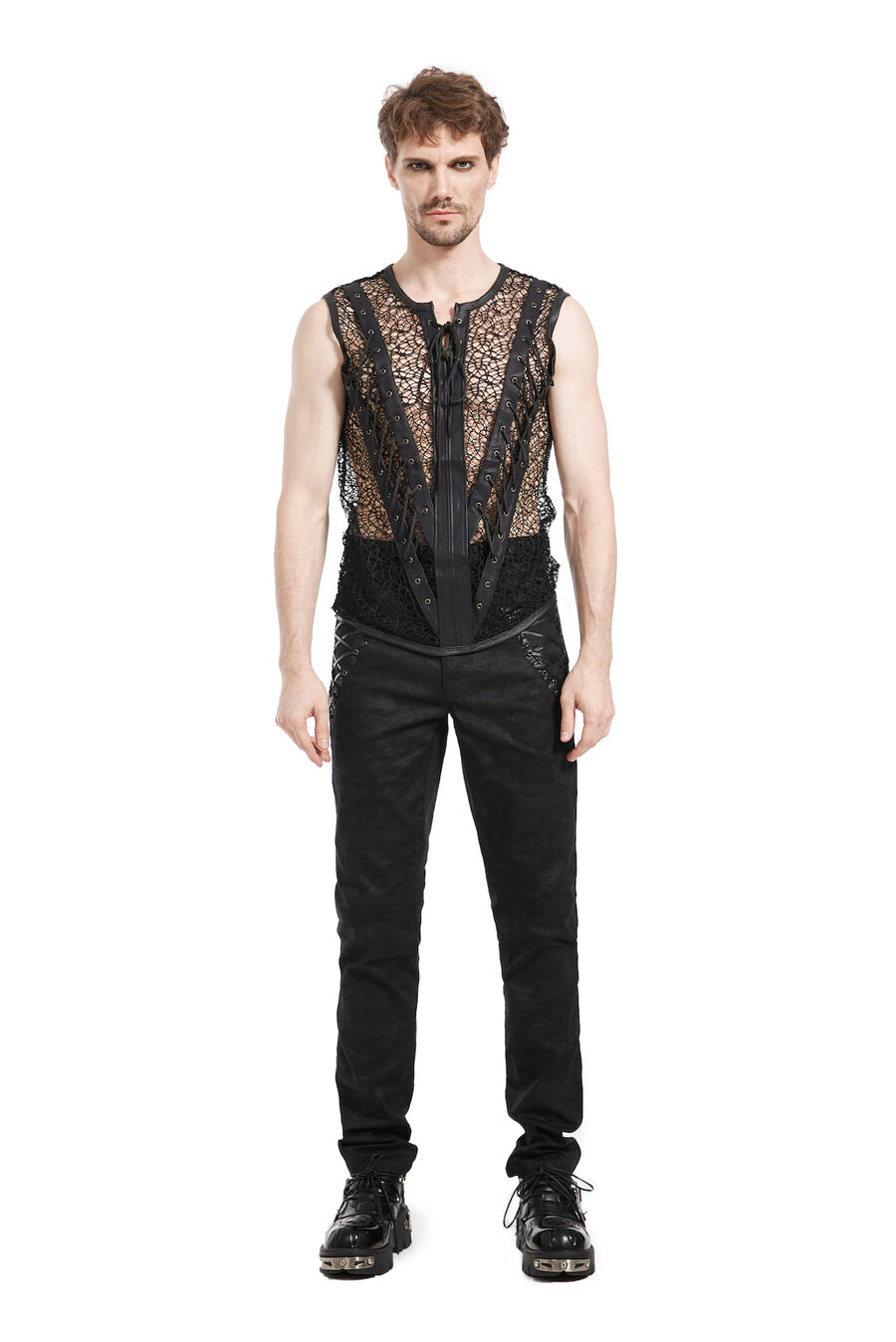 Pantalon gothique coton imprimer pour homme