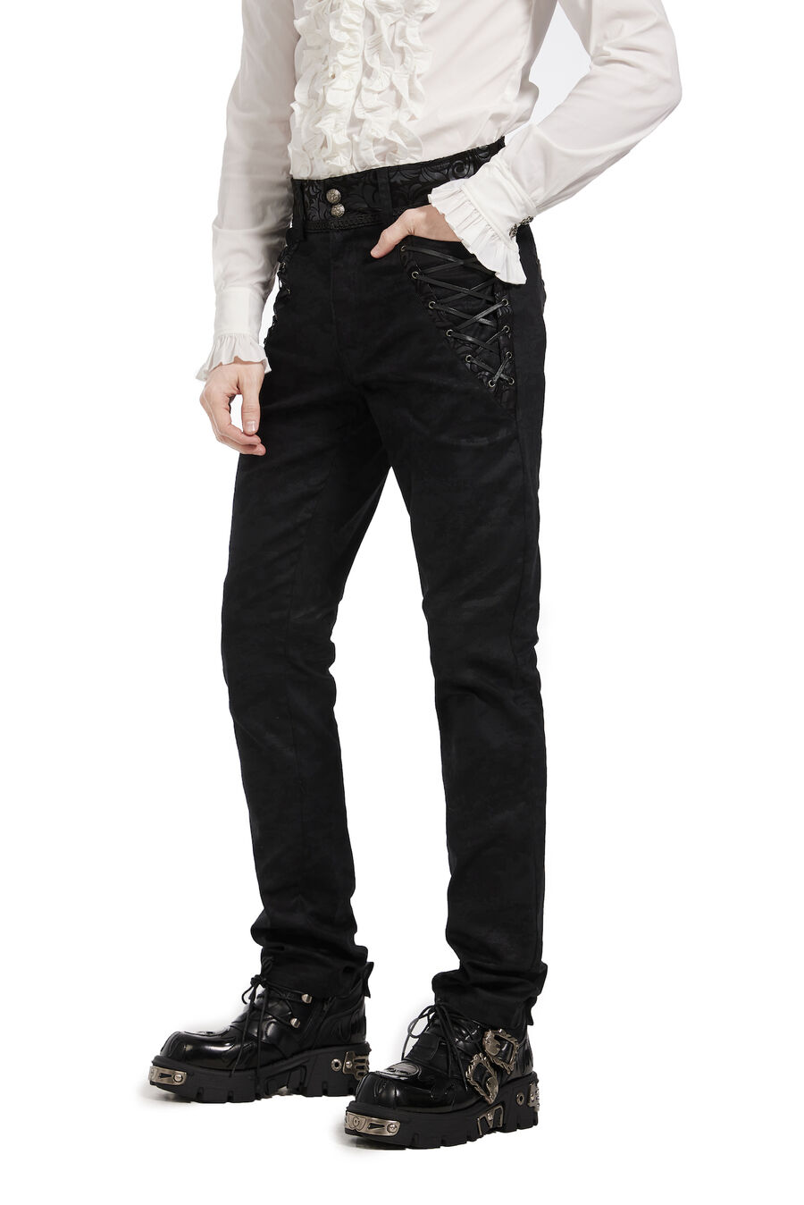 photo n°4 : Pantalon gothique coton imprimer pour homme