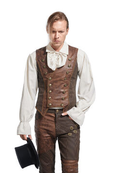 Gilet homme steampunk