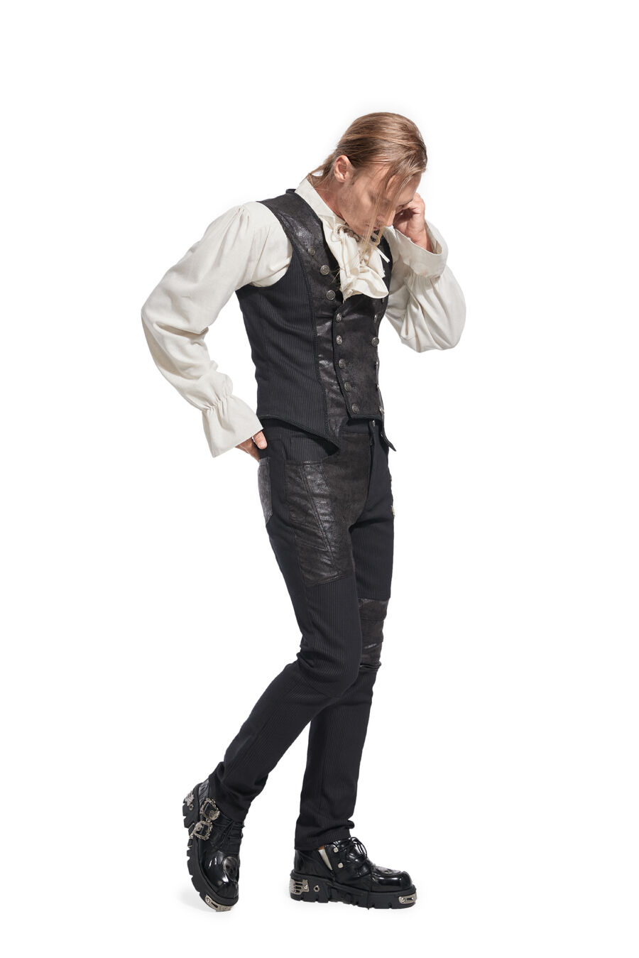 photo n°2 : Pantalon Homme a rayures pentagramme