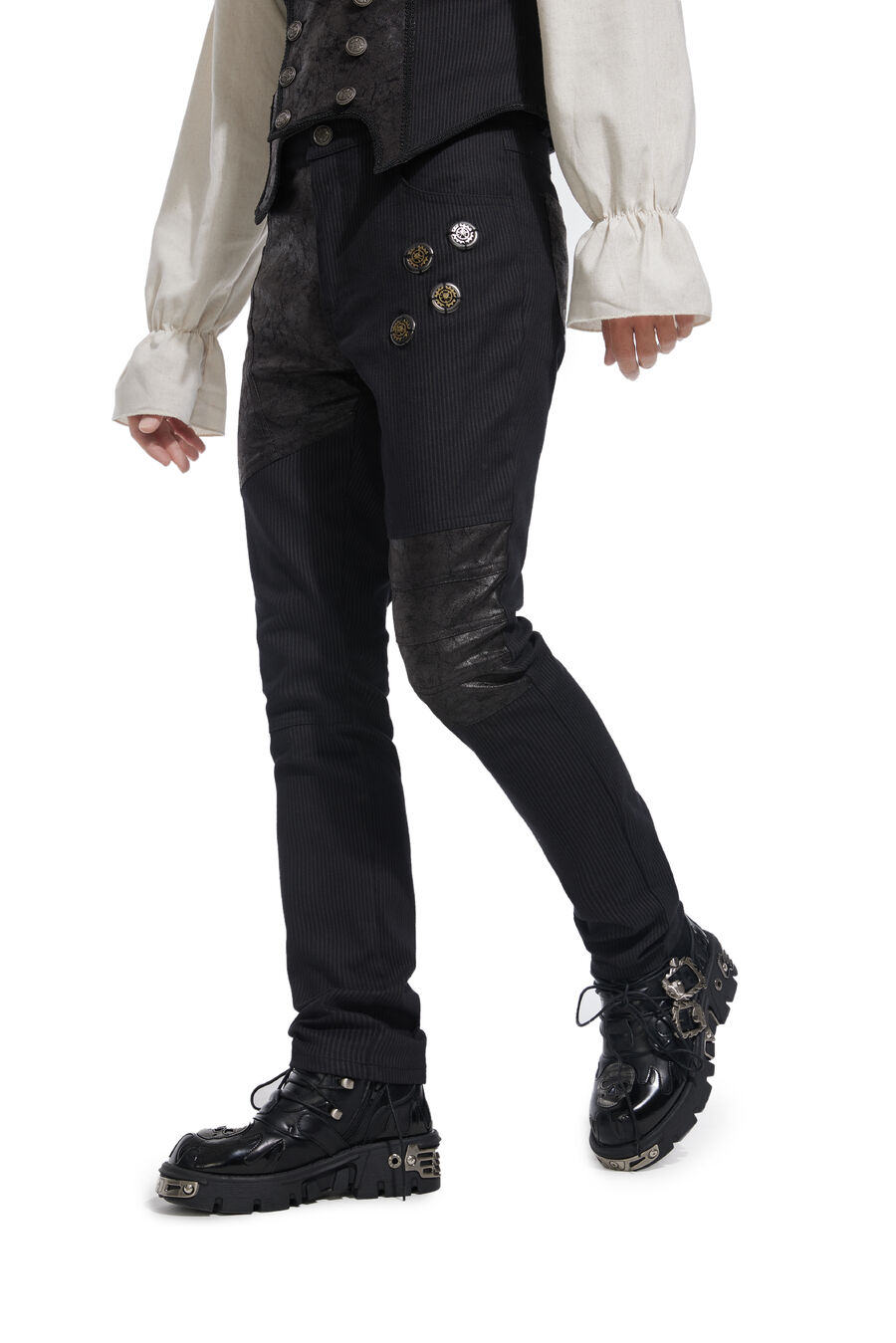 photo n°3 : Pantalon Homme a rayures pentagramme