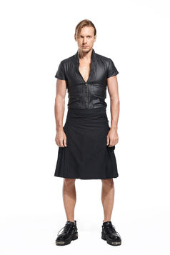 Jupe kilt gothique pour homme