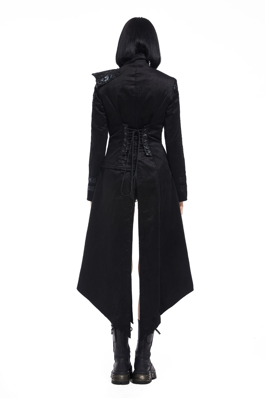 photo n°8 : Manteau long similicuir gothique