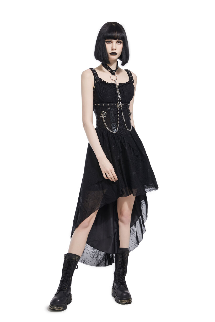 photo n°5 : robe noir gothique pentagramme