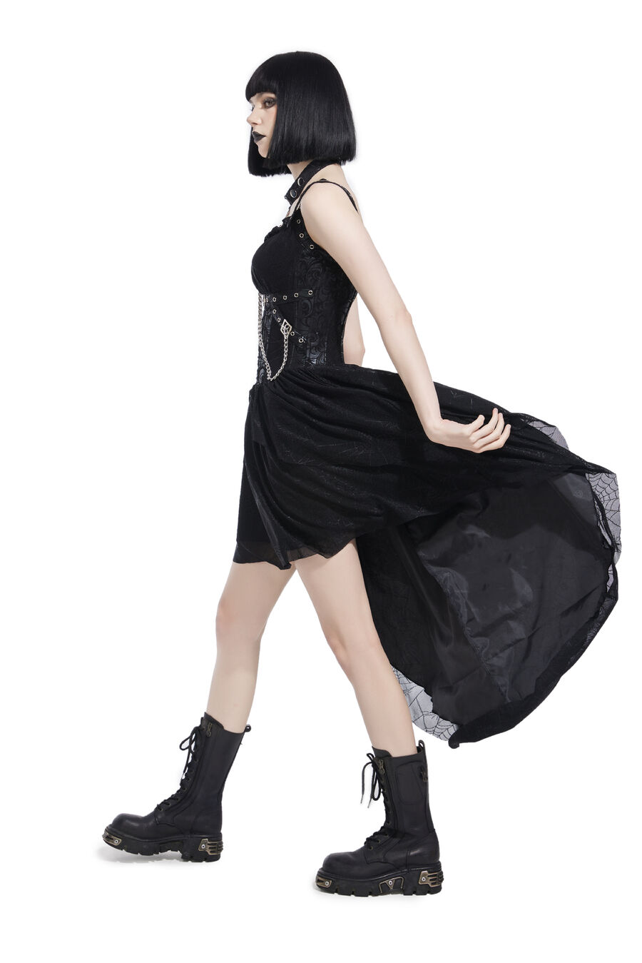 photo n°4 : robe noir gothique pentagramme