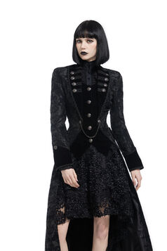 manteau femme pentagramme