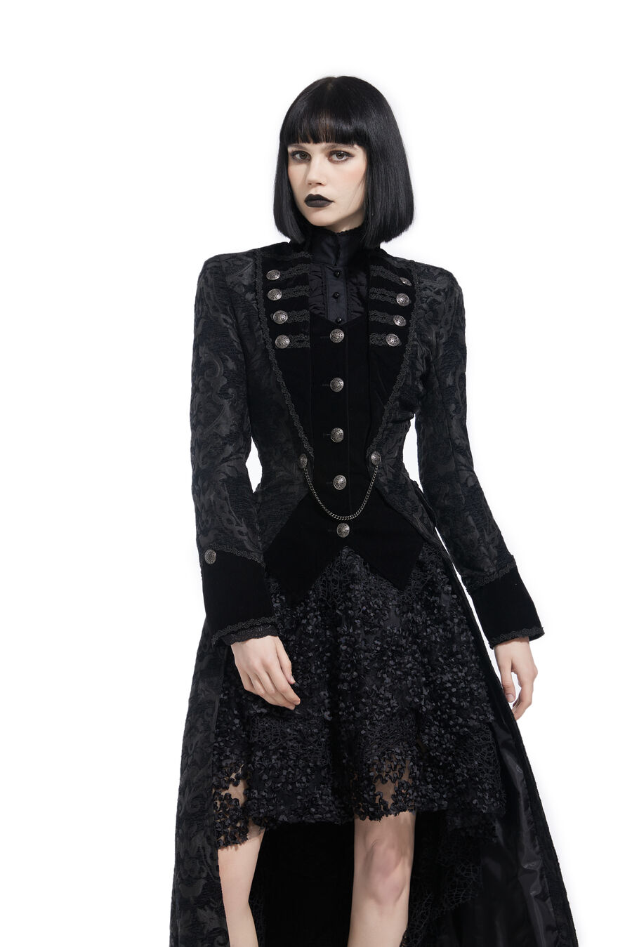 manteau femme pentagramme
