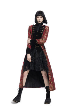 manteau femme pentagramme
