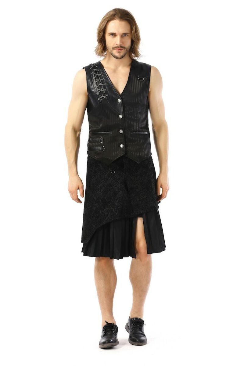 Jupe à brocard pour homme