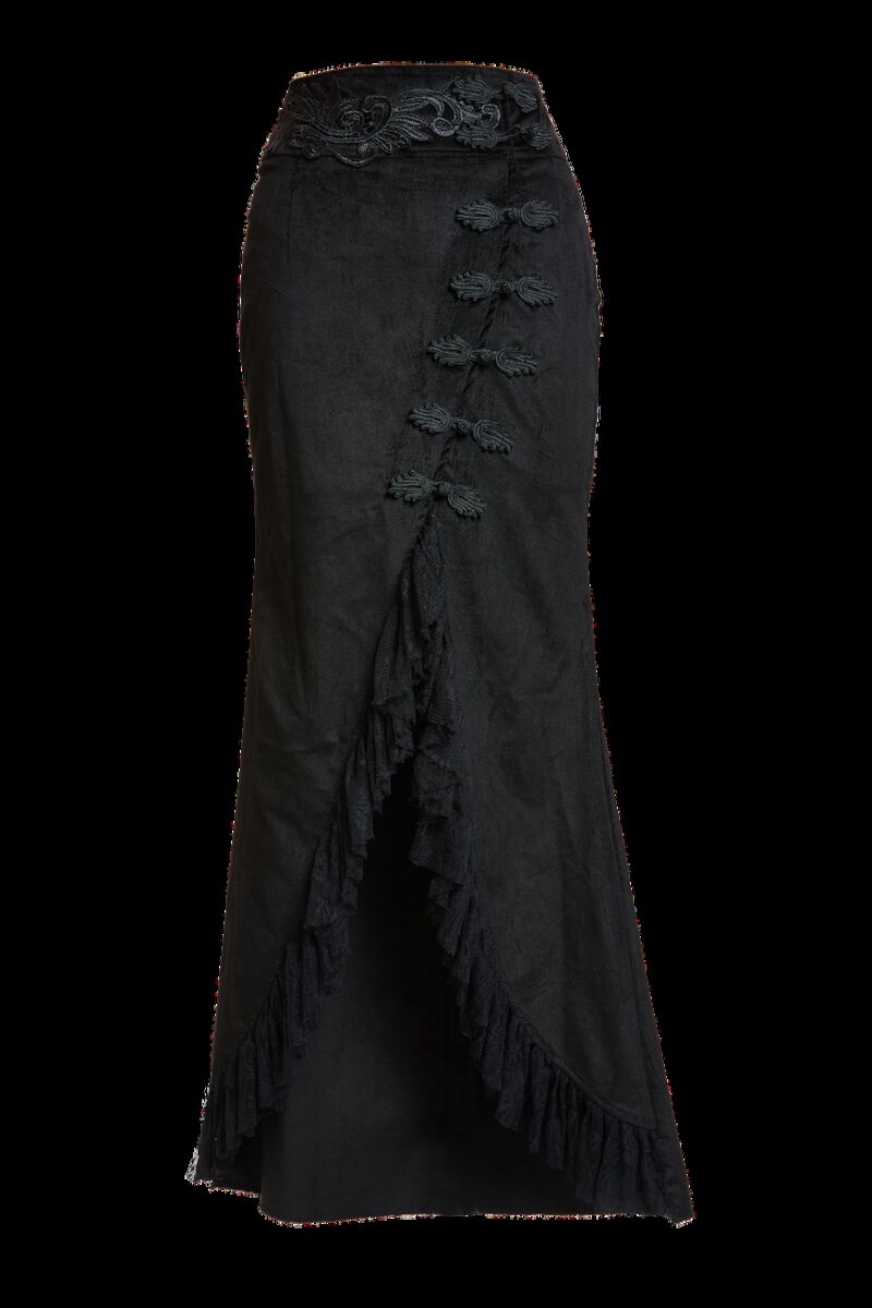 photo n°9 : Jupe gothique style victorienne en velours de soie