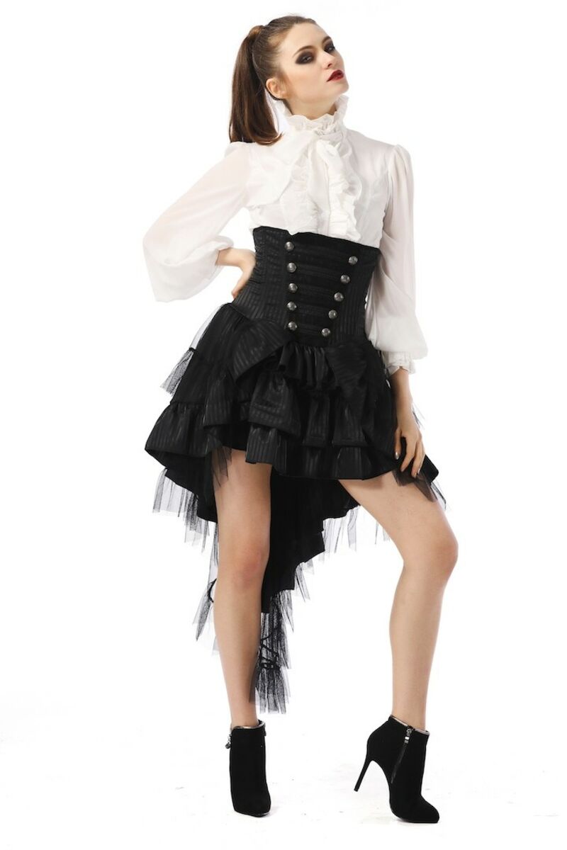 Jupe serre-taille gothique