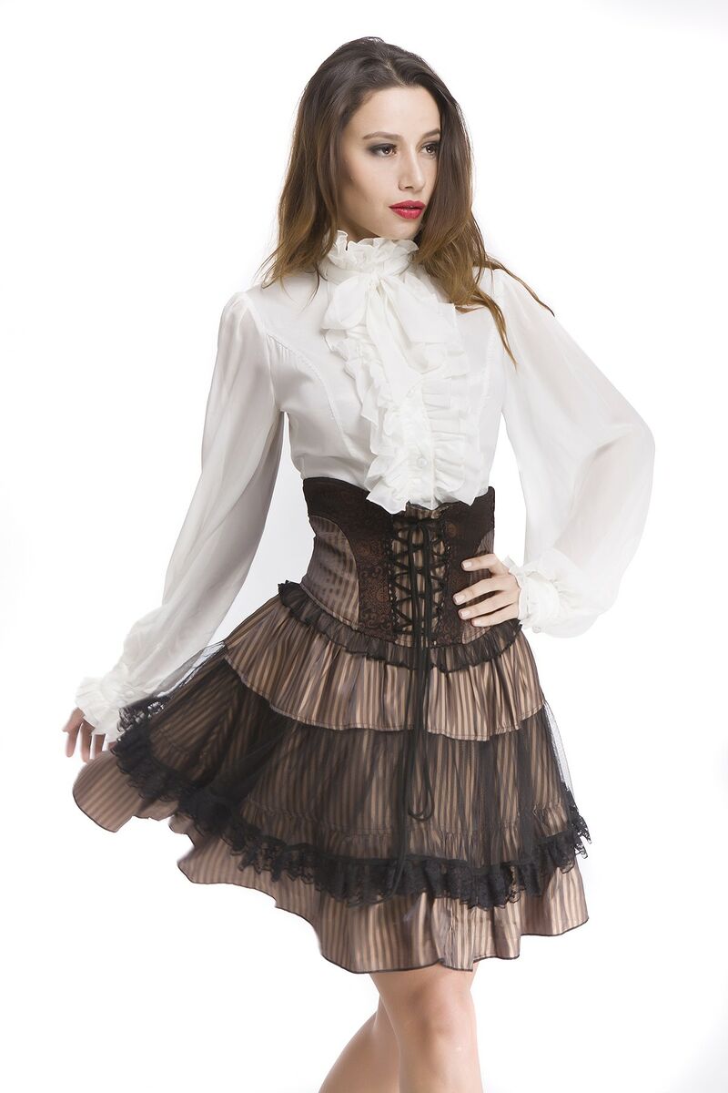 photo n°2 : jupe steampunk gothique taille haute