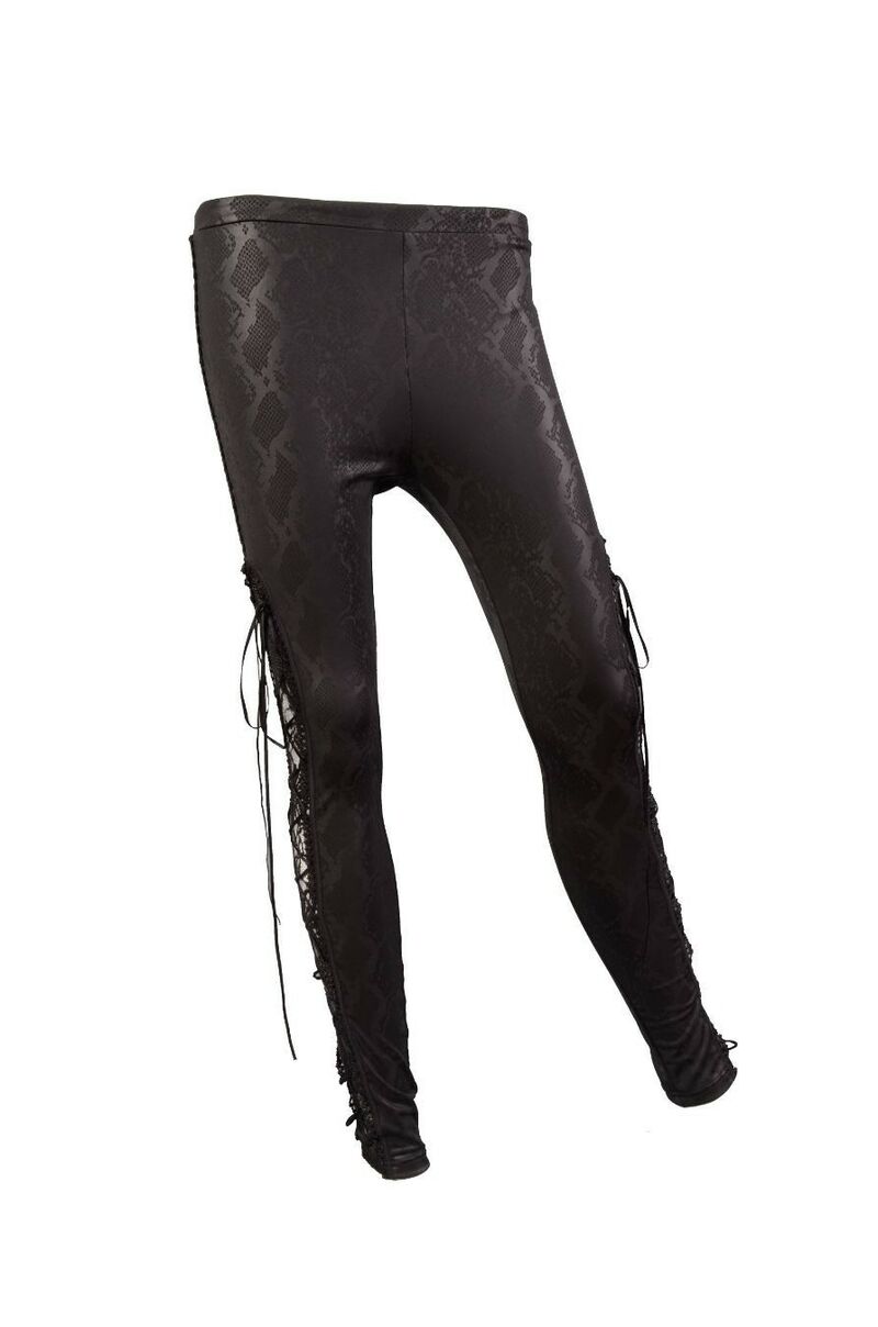 photo n°4 : Legging Gothique Borderie Noir