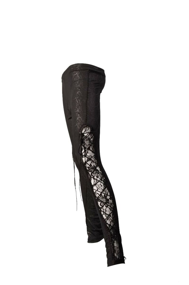 photo n°5 : Legging Gothique Borderie Noir