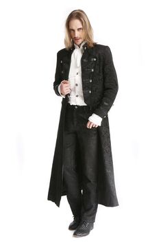 Long manteau gothique rétractable