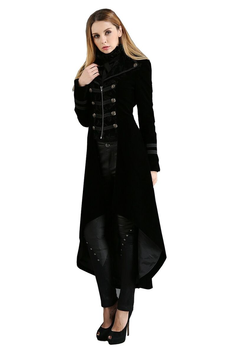 photo n°2 : manteau gothique aristocrate velours pour femme