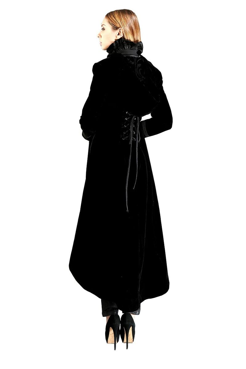 photo n°3 : manteau gothique aristocrate velours pour femme