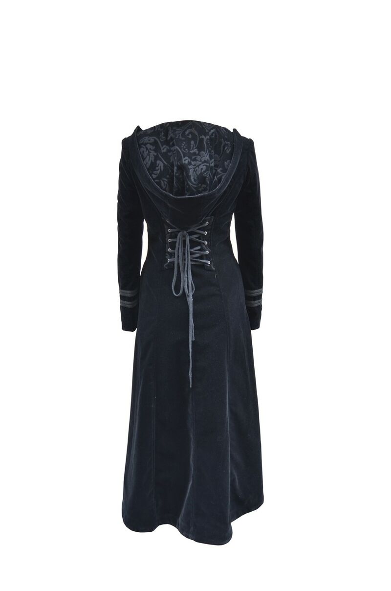 photo n°7 : manteau gothique aristocrate velours pour femme