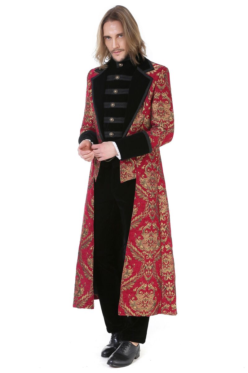 Manteau gothique long aristocrate