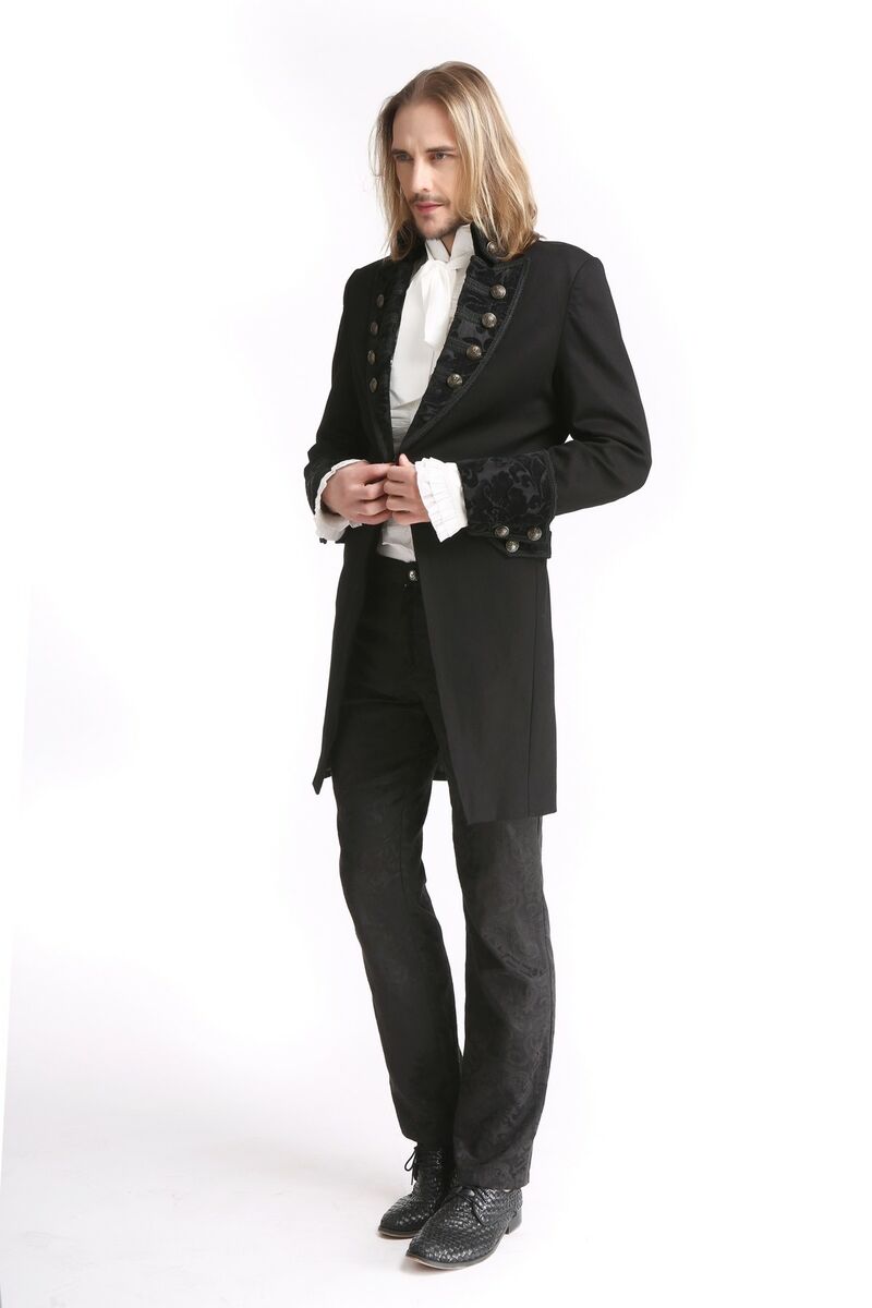 photo n°5 : Manteau gothique noir pour homme