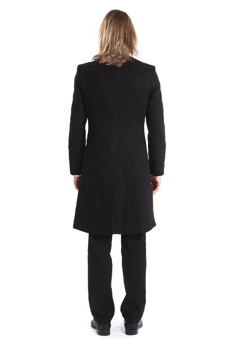 photo n°5 : Manteau gothique noir style officier pour homme