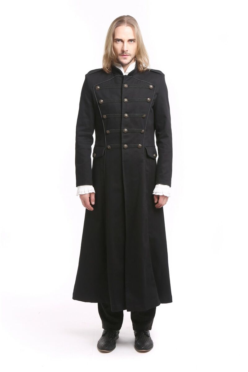 photo n°4 : Manteau gothique, long, noir, pour homme