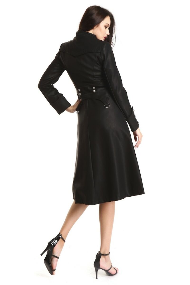 photo n°10 : manteau femme cuir steampunk gothique