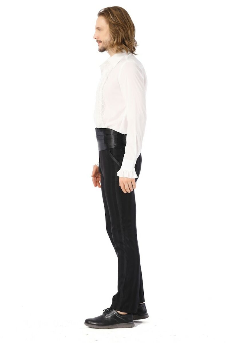 photo n°3 : Pantalon à rayure noire gothique