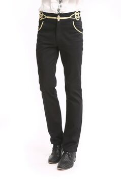 Pantalon gothique style officier pour homme