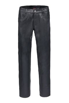 Pantalon homme gothique en cuir végétal délavé