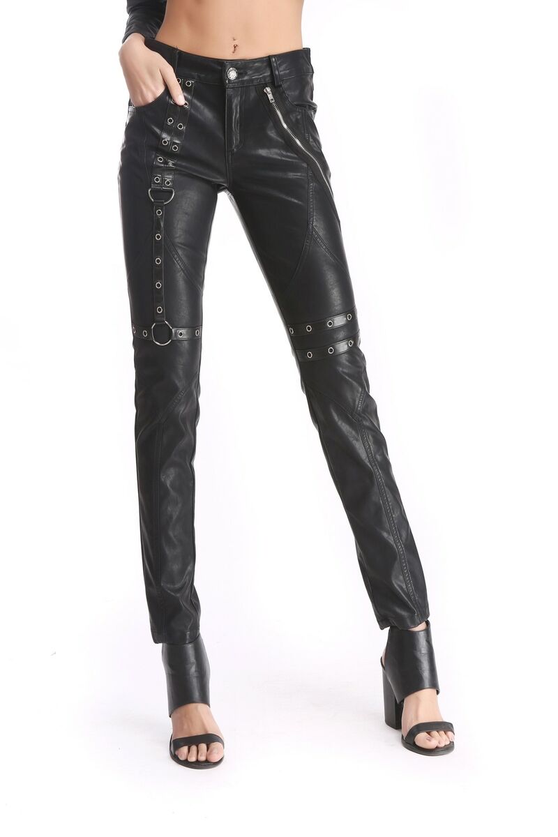 photo n°6 : Pantalon gothique rock simili cuir