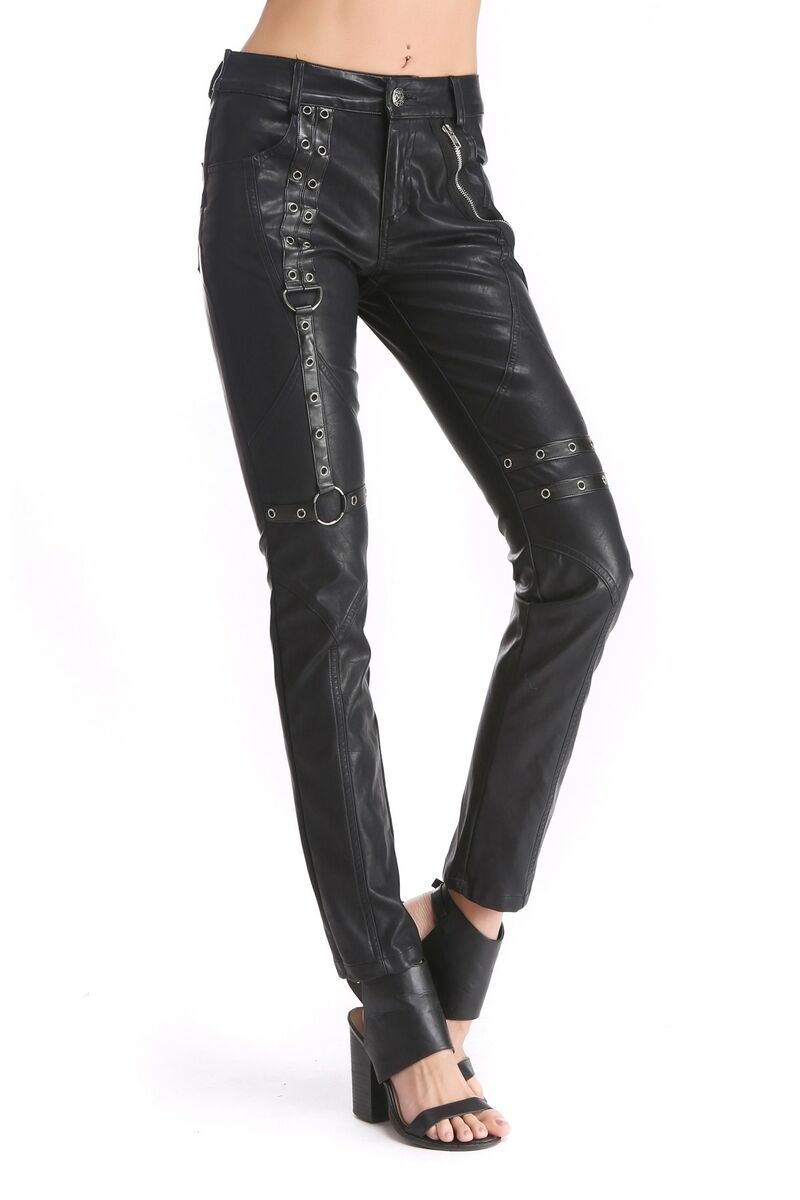 photo n°7 : Pantalon gothique rock simili cuir