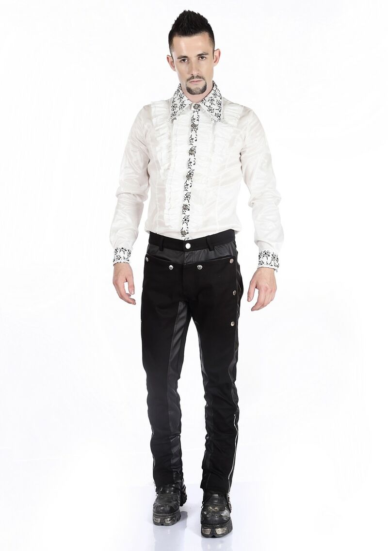 Pantalon Steampunk Black Buttons