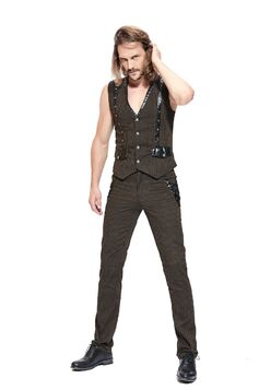 Pantalon steampunk pour homme