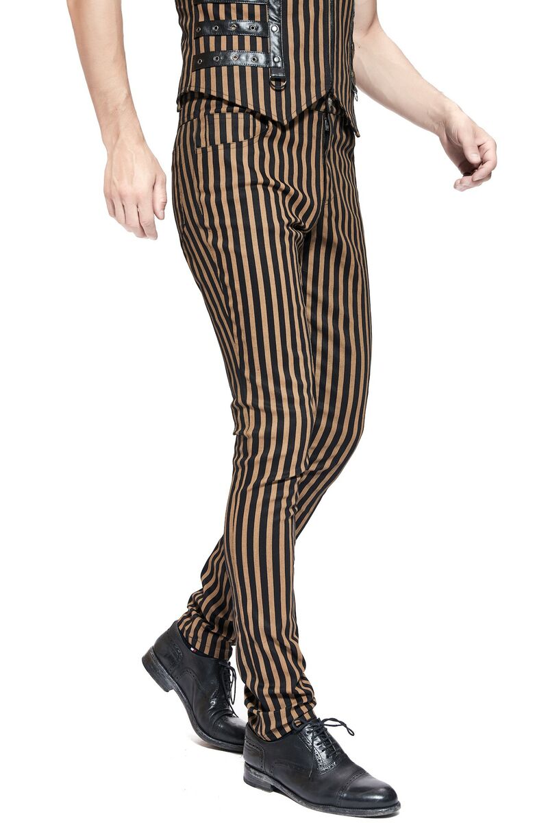 photo n°6 : Pantalon style steampunk à rayure pour homme