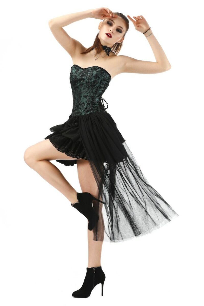 photo n°5 : Robe bustier vert gothique