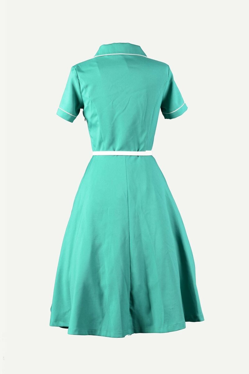 photo n°6 : Robe Chic Vintage 1950'S Rockabilly Vert Printemps