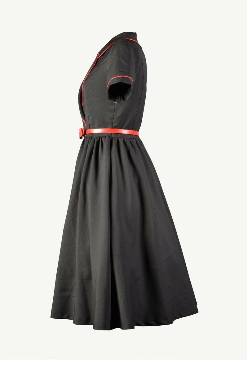 photo n°4 : Robe Crayon Rockabilly 50's Noir