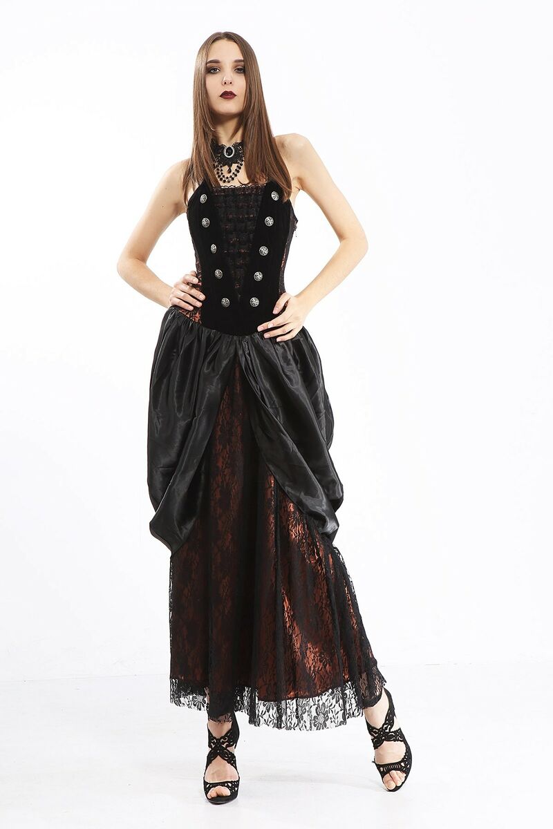 photo n°4 : Robe longue bustier victorienne pour femme