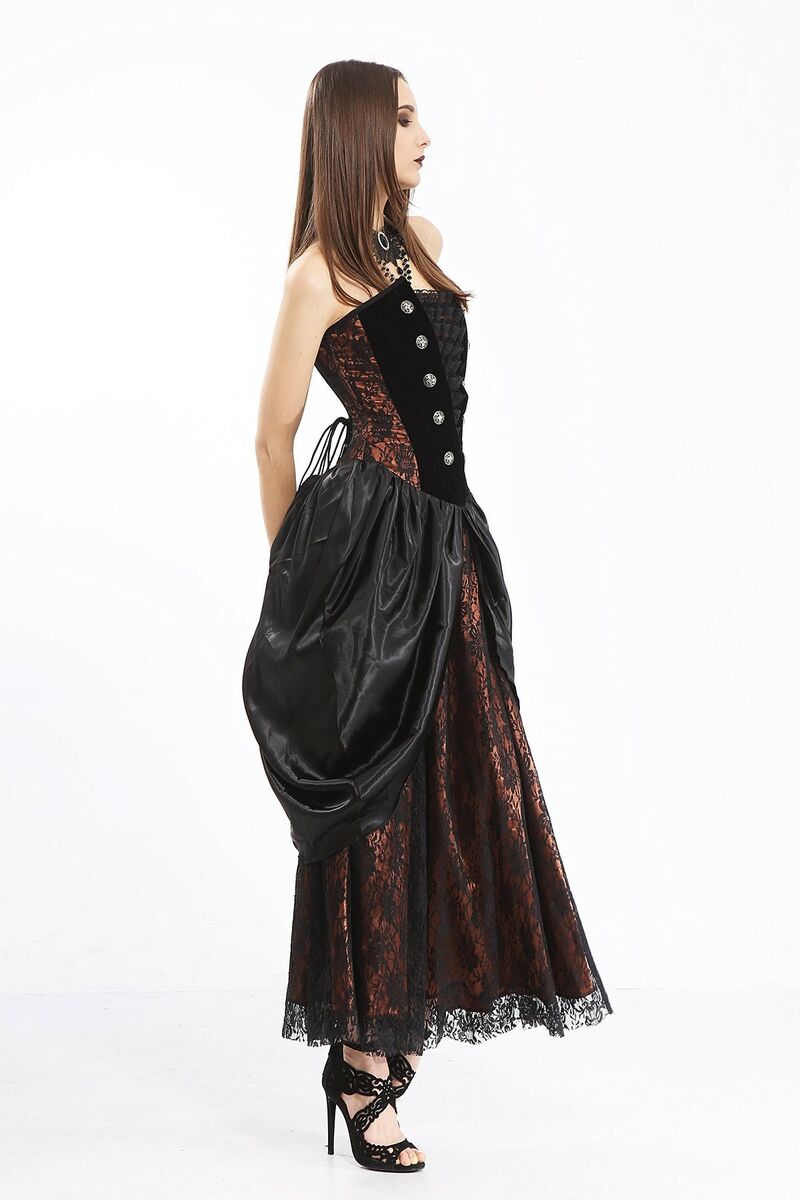 photo n°6 : Robe longue bustier victorienne pour femme