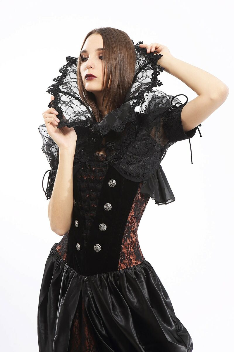 photo n°2 : Robe longue bustier victorienne pour femme