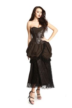 Robe Steampunk gothique pour femme