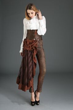 Serre-taille steampunk victorien gothique