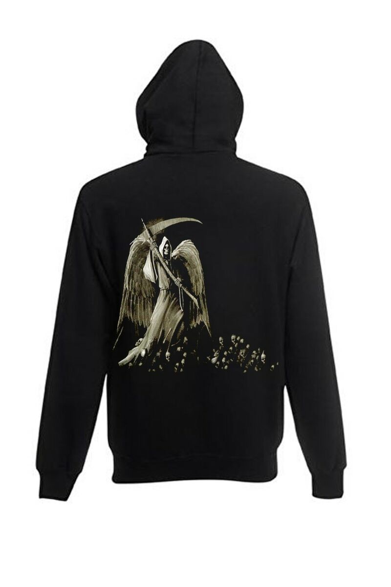 Sweat capuche gothique Death comes