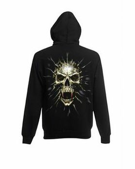 Sweat capuche gothique skull