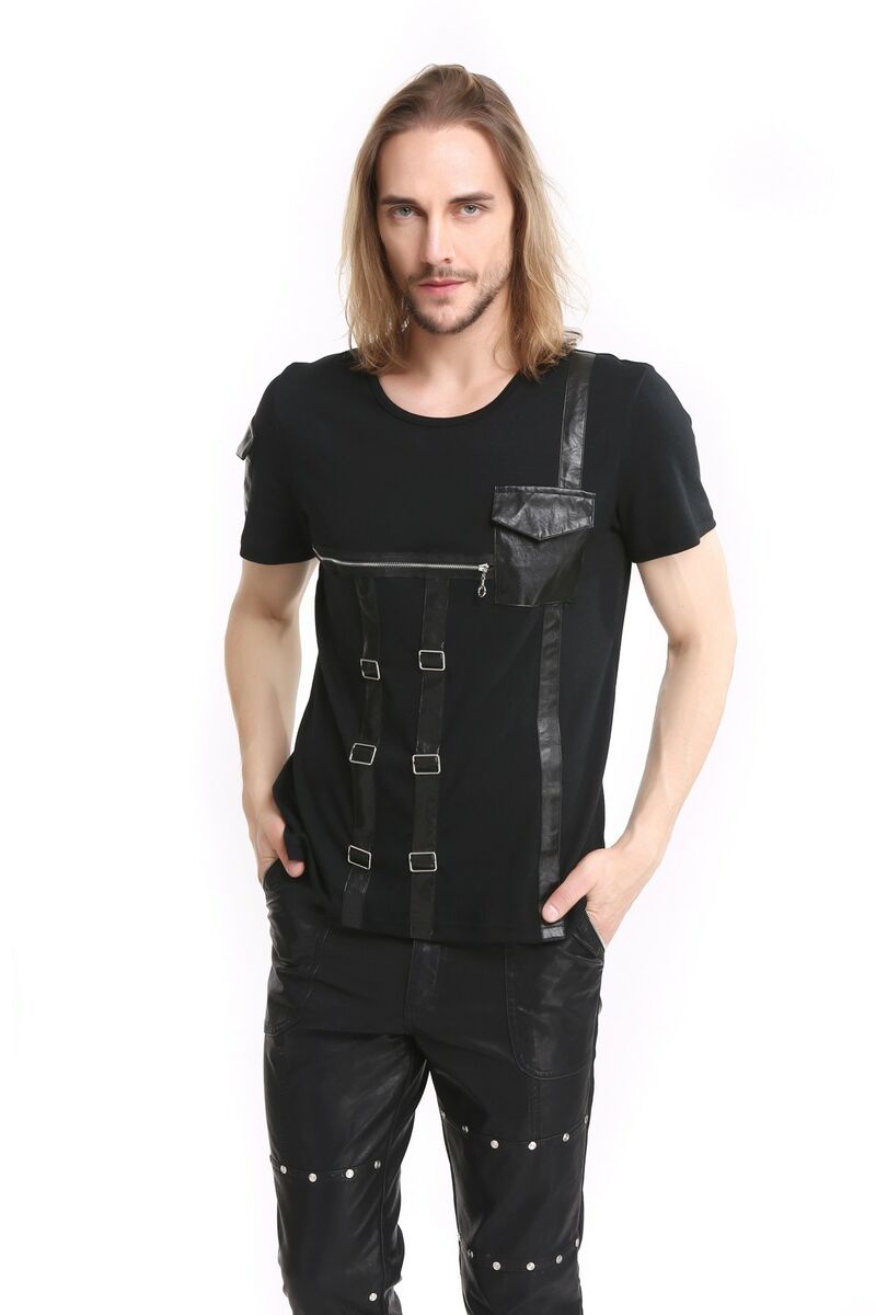 t-shirt gothique steampunk pour homme