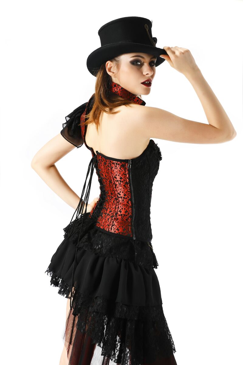 photo n°3 : Tops bustier burlesque rouge