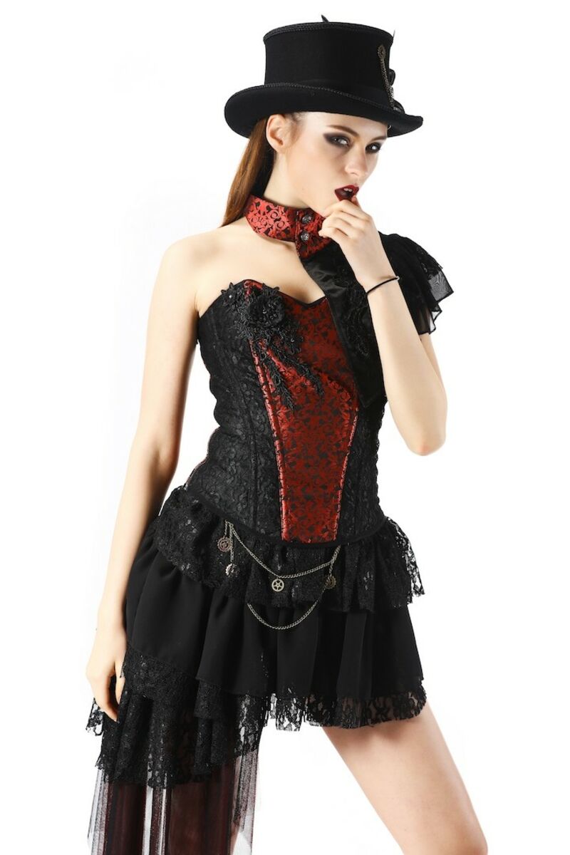 photo n°4 : Tops bustier burlesque rouge