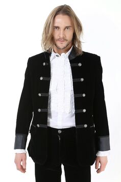 Veste gothique aristocrate en velours